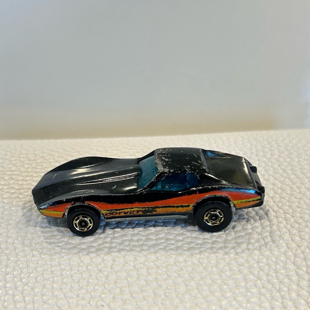 Vintage matchbox Hotwheels car CORVETTE stingray race car hot wheels hotrod